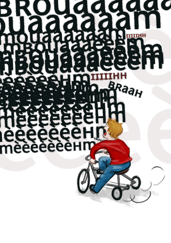 the noisy tricycle of doom